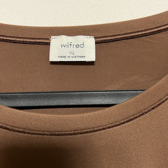 Aritzia Wilfred brown potion long sleeve sz xl worn once - Picture 3 of 12